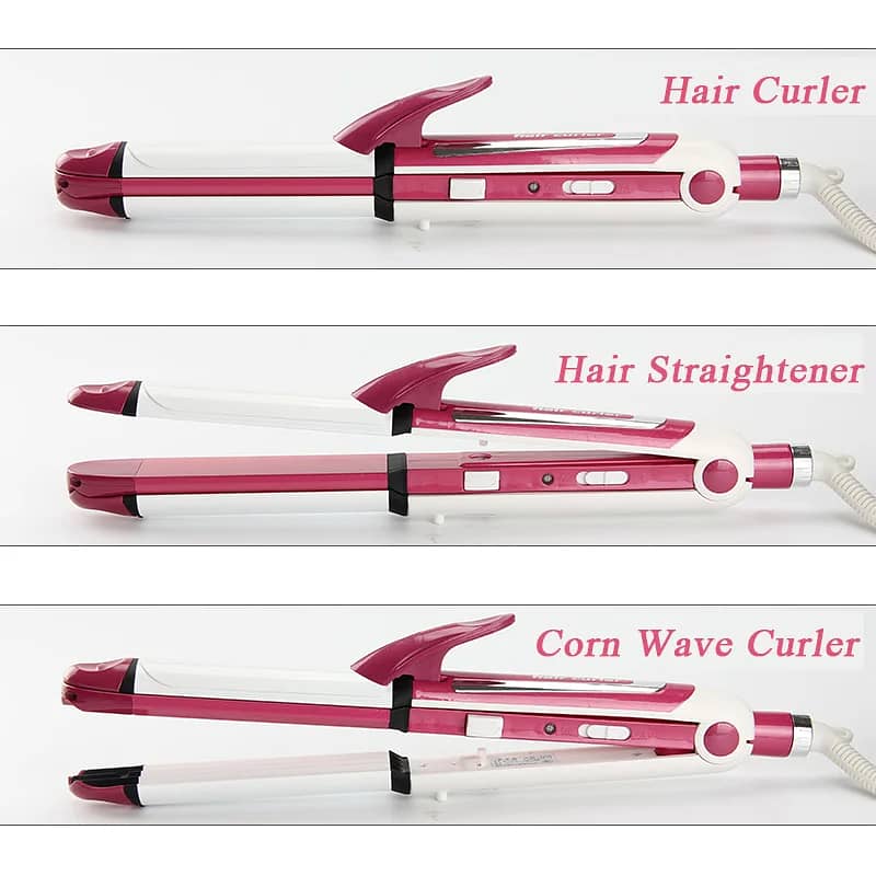 3 in 1 hair Straightener - Curling Iron & Hair Straighteners 4