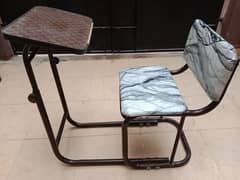 Steel Body Namaz Chair New Condition