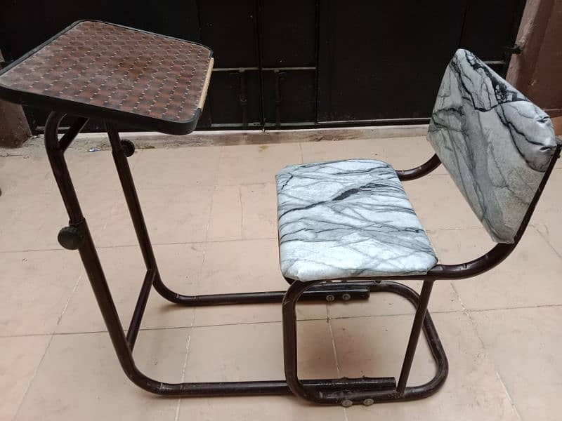 Steel Body Namaz Chair New Condition 4