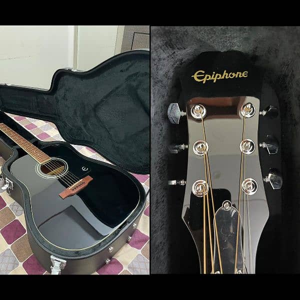 Epiphone dr100 with case 0