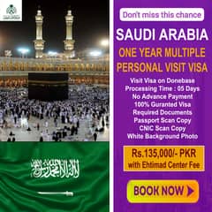 Saudia Arabia one Year Multiple Visit Visa