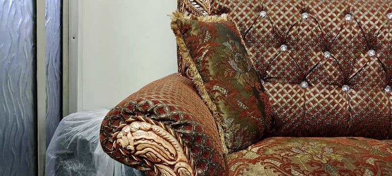 sofa in brown colour 1