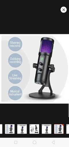 Rgb Mic Microphone for recording gaming videoss