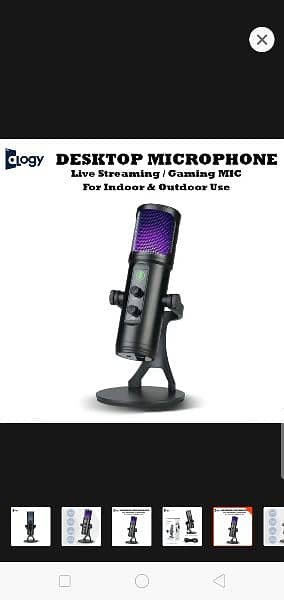 Rgb Mic Microphone for recording gaming videoss 1