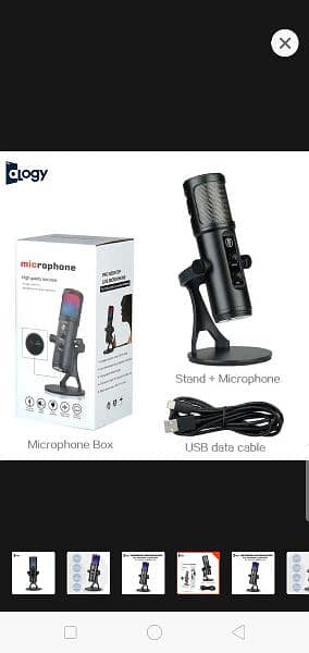 Rgb Mic Microphone for recording gaming videoss 2