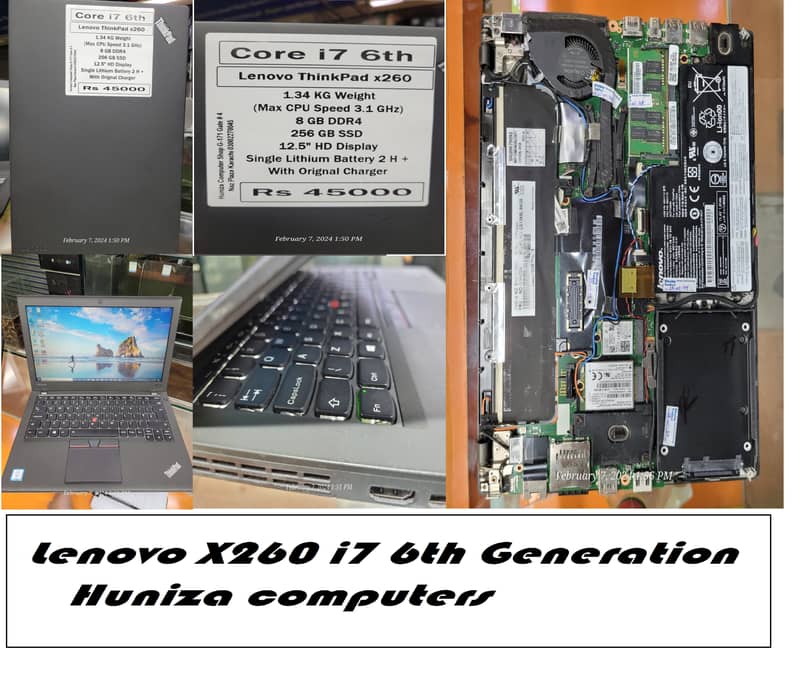 Lenovo x260 i7 6th gen 0