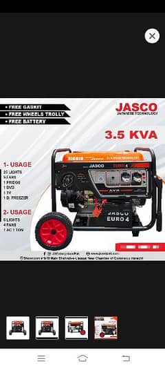 jesco generator 3.5 kv brand new 0