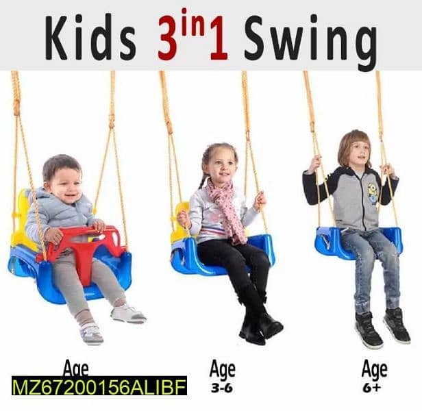 3 In 1  Swing for kids With Lights and Music 2