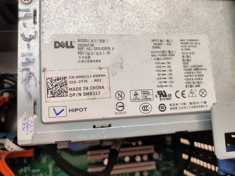 Dell T3500 with amd rx560 4gb sapphire edition 256 bit 3
