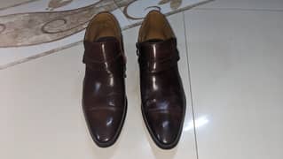 Mens Italian boots size 43 dark brown