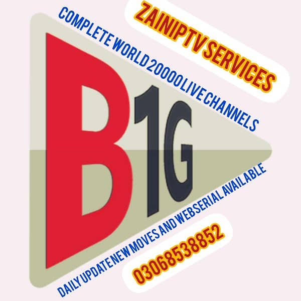 B1g IPTV service availableO3O6-85388-52 0