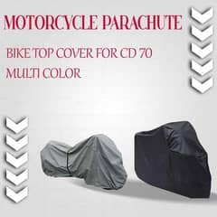 Motorcycle Parachute Bike Top Cover For CD 70 CG125- Multi Color
