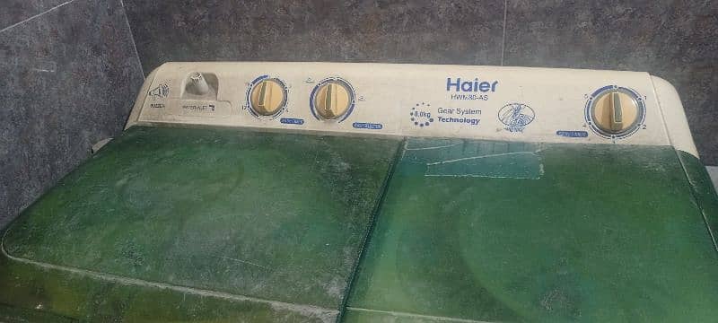 Haier washing and dryer 1