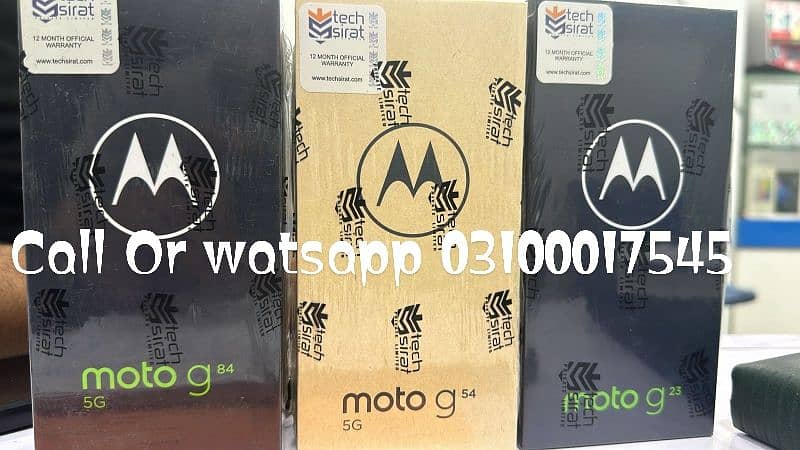 Motorola Moto G23 8/128 Motorola Moto G54 8/256& Moto G84 Now in stock 0