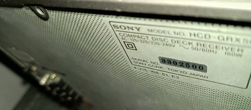 Sony mhc grx 50 hifi sound system 4