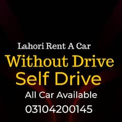Without Driver Car Rental Service Self drive Rent A Car in Lahore