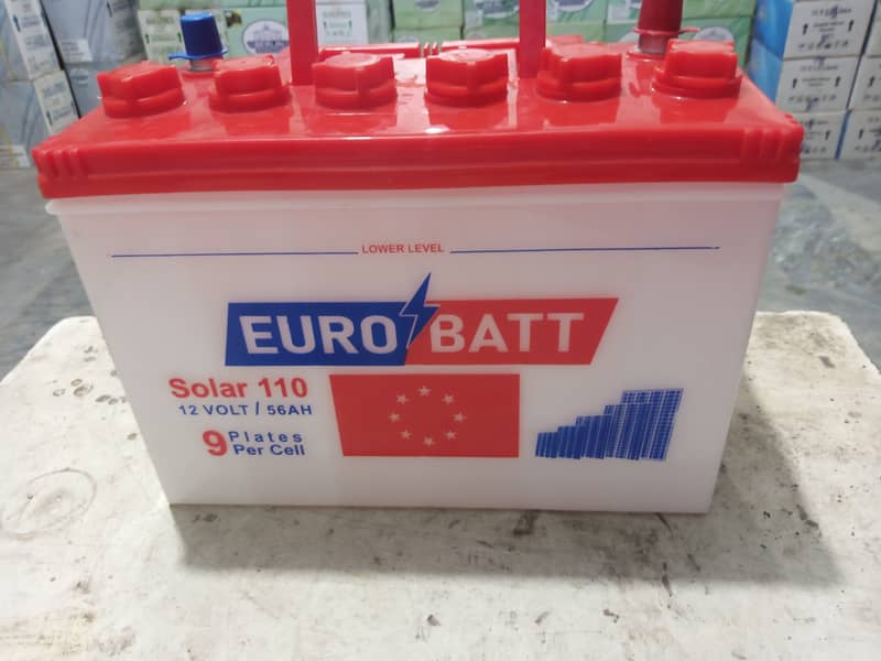 EuroBatt Tubular Battery (1 year replacement warranty) 1