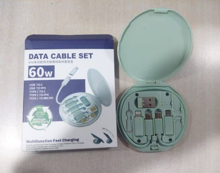 5 in 1 Charger Kit Box with free delivery all over Pakistan 1