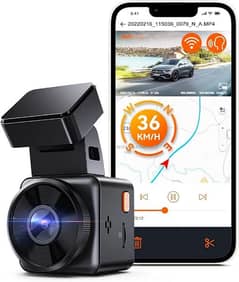 Vantrue E1 2.7K WiFi Mini Dash Cam, Voic Control Front Car Dash Camera