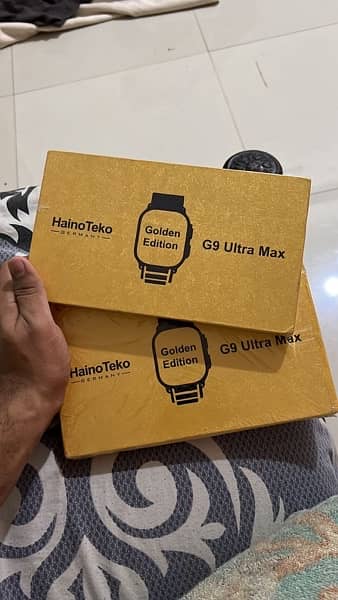 haino teko gold smart watch only 2 piece available for sell 0