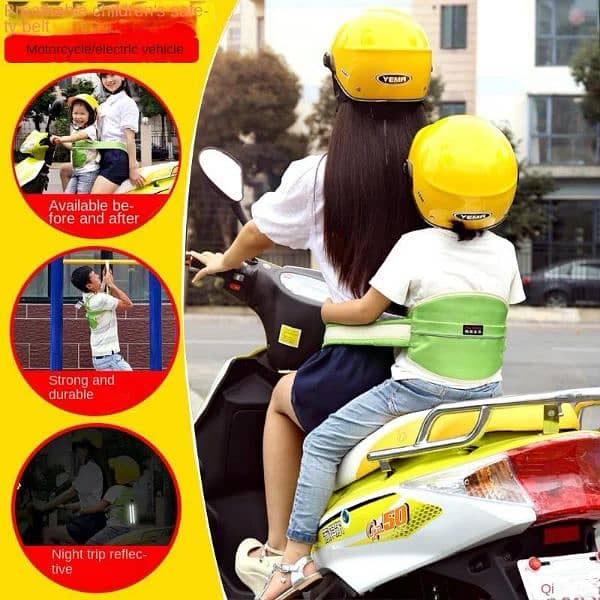 safety belts for children anti falling seat belts for bike 4