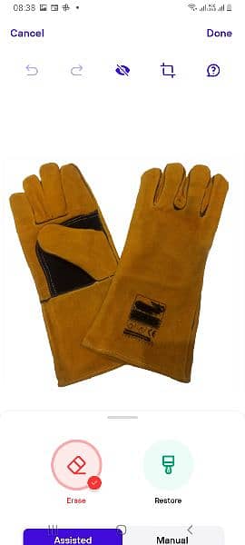 Cow SPlit Leather GLOVES Welding Gloves Work Gloves 2