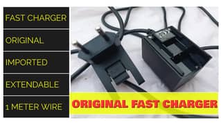 Android Fast Charger Imported. ORIGINAL (1 Meter Long Cable Extendable)