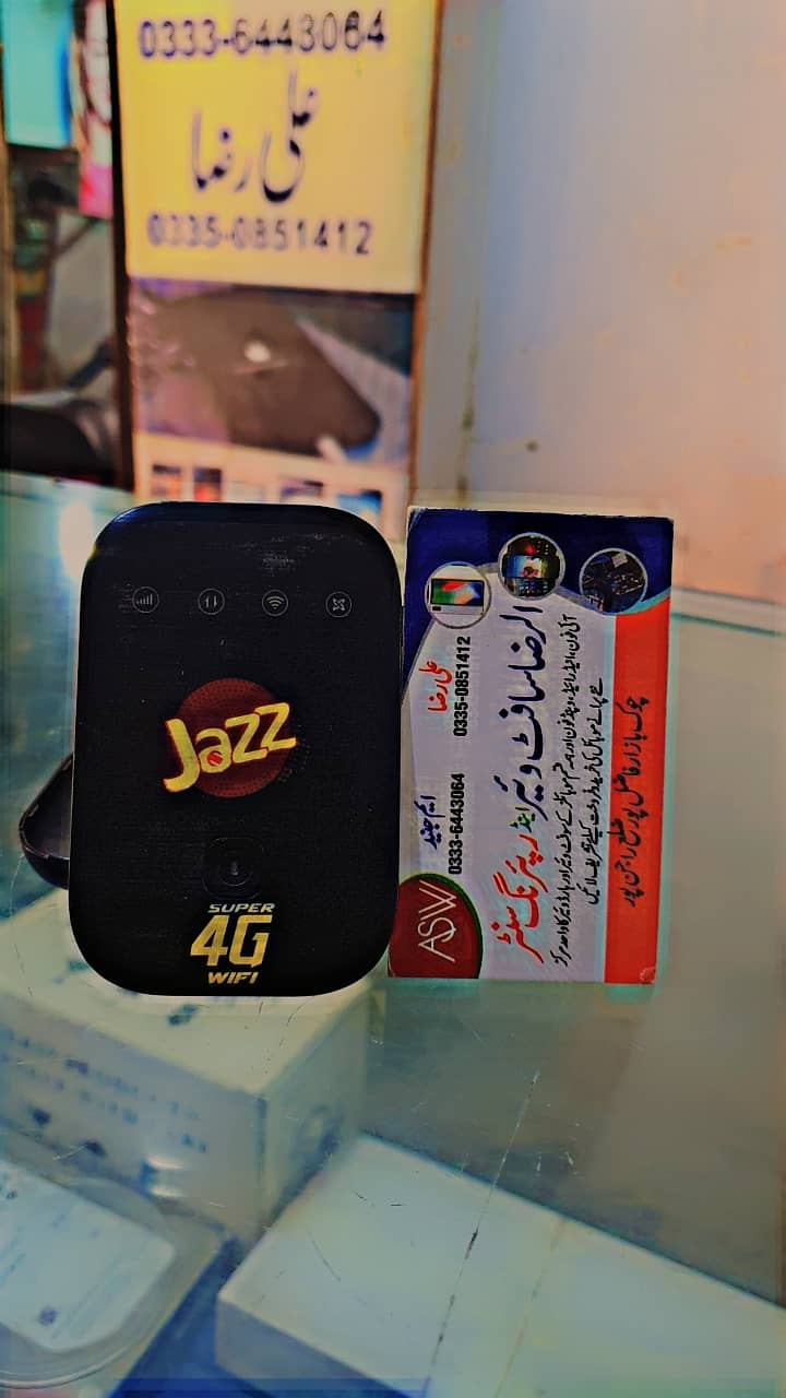 Unlocked Jazz 4G Device - All SIMs Supported-Officially-Fresh 2