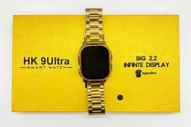 Eid sale offer HK9 Ultra Smart Watch Golden Edition With Additional