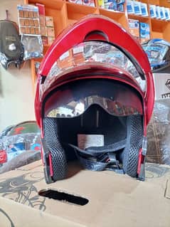 Ozone Flip Up Dual visor Unbreakable helmet best price guarantee