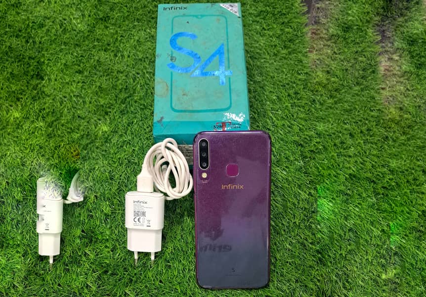 ‍Infinix S4 6/64 Complete box ,,Box Original charger Also Available 0