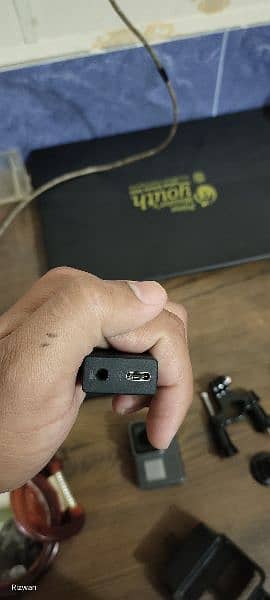 GoPro hero 5 Camera with mic adapter and accessories 8