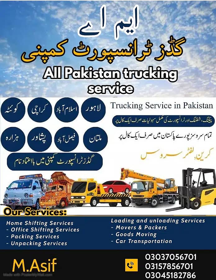 Movers & Pickers Goods Transport Service,Mazda Shahzor Pickup For Rent 12