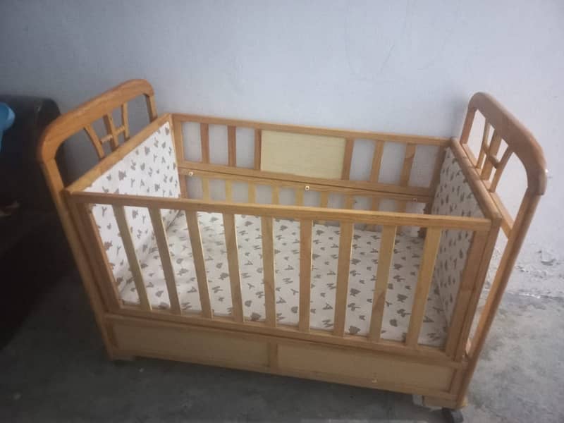 Baby Wooden Cot | Baby Cot | Kids Bed | Kid Furniture |Baby swing cot 0