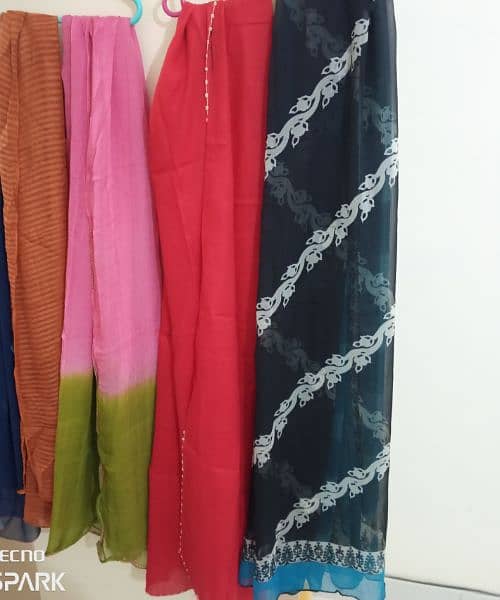 dupattay and scarves for sell 600 each 0