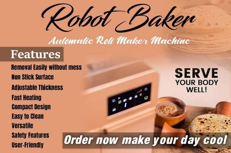 automatic chapati making machine robot baker 3