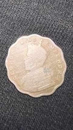 1 Anna Coin vintage