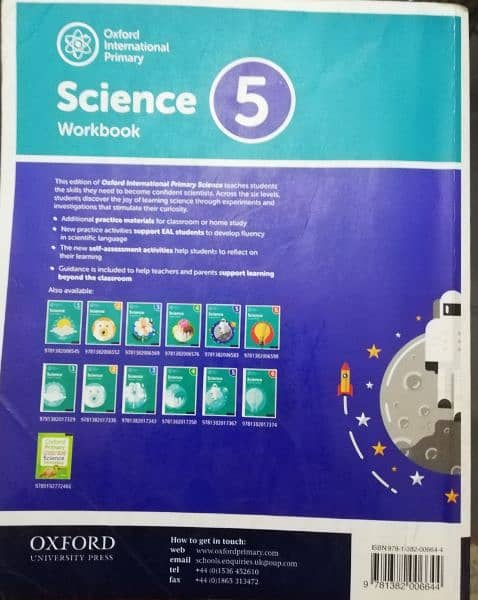 Oxford international Primary Science workbook 5(used good quality) 1