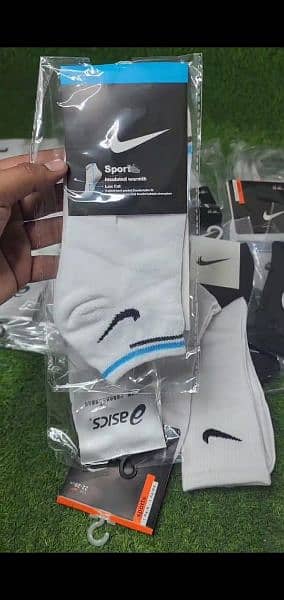 socks 5 pics Nike,Asics Cotton 0