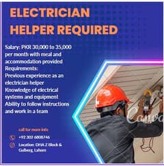 Electrician Helper/Maintenance Helper