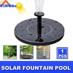 Mini Solar Power Fountain Garden Pool Pond Floating Water Fount