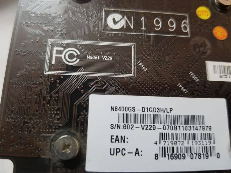 MSI GeForce Gamming Card 8400 Ddr3 1Gb for Pubg 5