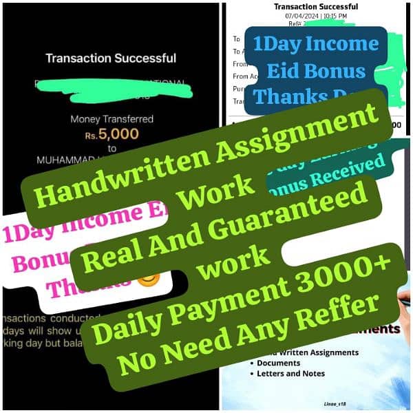 Handwritten Assignment Content Writing And Typing Work Available 0