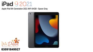 Apple 10.2 Inches iPad 9th Generation 2021 - 64GB WiFi | Apple iPad 9