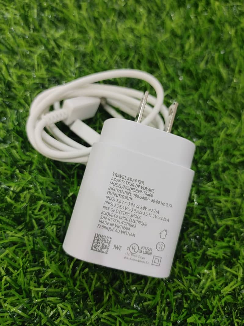 Samsung charger 25w super fast note 20ultra model 100% Boxpulled 1