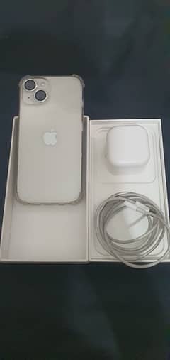 water pack Iphone14  128gb with box cable and adapter