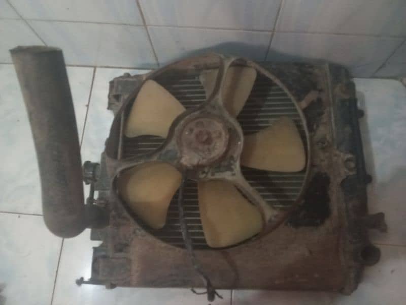 radiator fan with grill 2