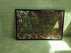 Hand made glass painting