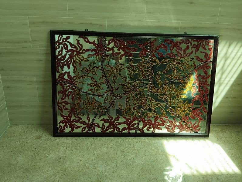 Hand made glass painting 1