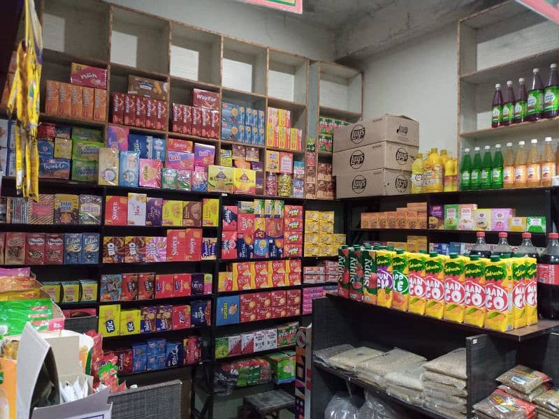 General Store For Sale Double Shutter Corner in main chowk Rahimabad. 3